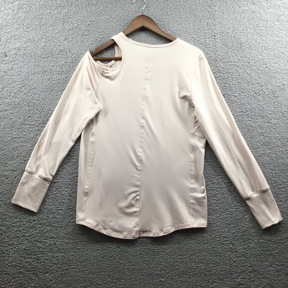 Tahari‎ Sport Long Sleeve Performance Top Pale Pink M - Picture 2 of 3